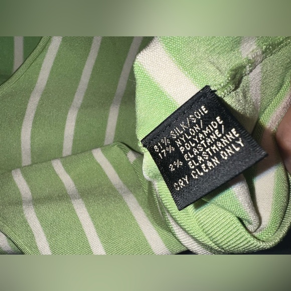 Ralph Lauren Silk Knit Striped Tank Top Size S - Picture 6 of 6